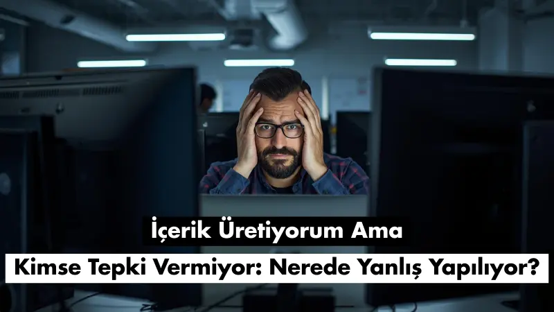 İçerik Üretiyorum Ama Kimse Tepki Vermiyor: Nerede Yanlış Yapılıyor?