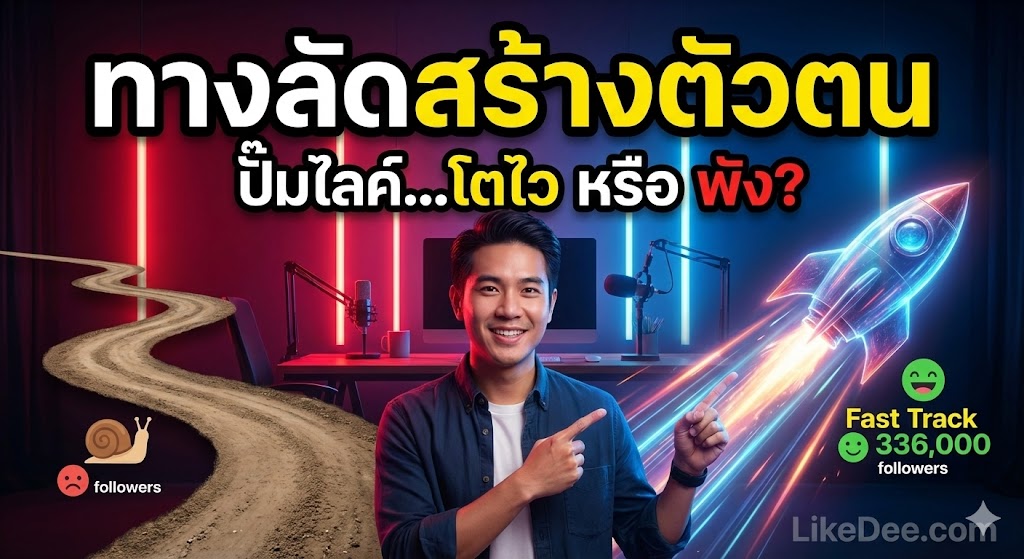 ทางลัดสร้างตัวตน: "ปั๊มไลค์" ช่วยดันเพจให้โตไวขึ้นจริงไหม? (แฉความลับปี 2025)