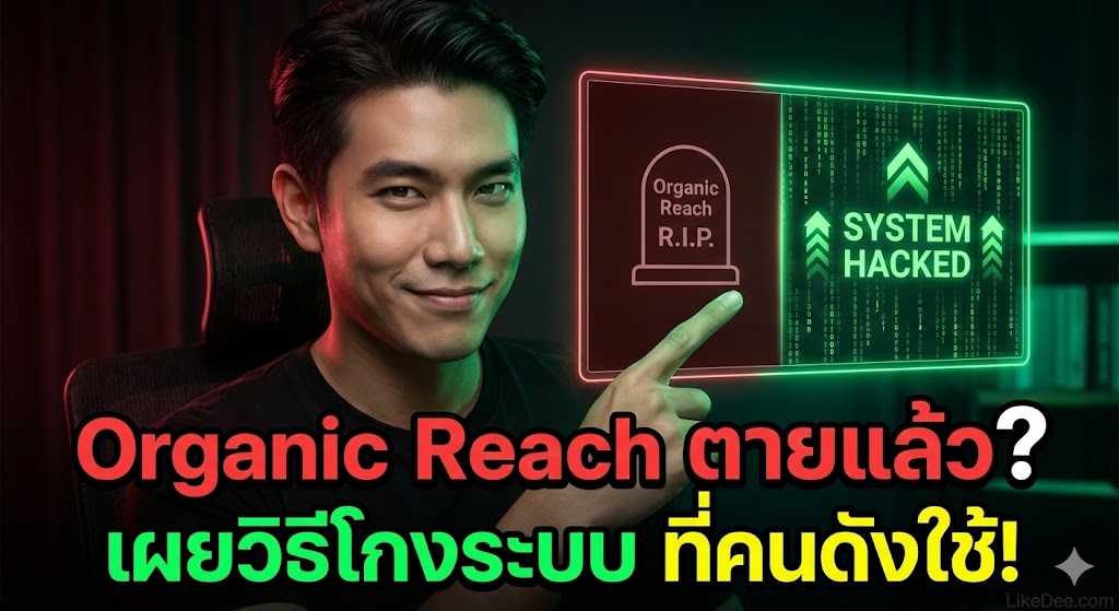 Organic Reach ตายแล้วจริงดิ? หรือแค่คุณยังไม่รู้วิธี "โกง" ระบบ (ฉบับปี 2025)