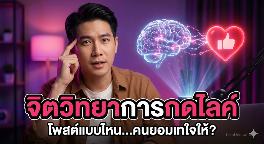 จิตวิทยาการกดไลค์: เผยความลับสมอง 5 โพสต์ที่คนเห็นแล้วต้อง "กดหัวใจ" ให้ทันที (ฉบับปี 2025)