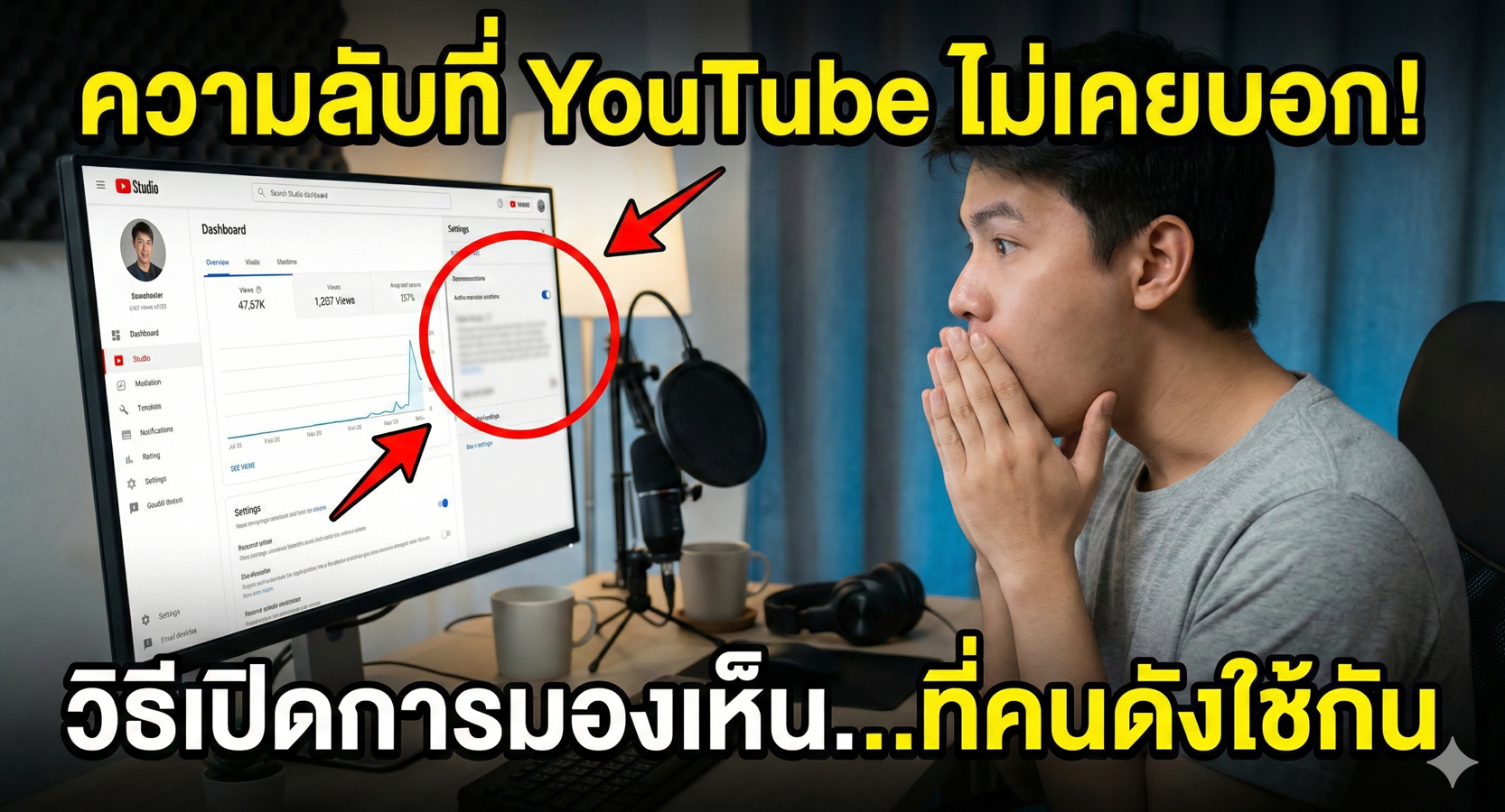 ความลับที่ YouTube ไม่เคยบอก! เผยวิธี "เปิดการมองเห็น" 2026 ที่คนดังใช้กันเงียบๆ (Hack Algorithm ให้ช่องโต)