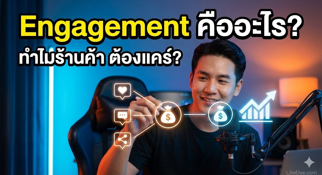 Engagement คืออะไร? เจาะลึกหัวใจสำคัญที่ทำให้ร้านค้าออนไลน์ "ขายดี" จนแพ็คไม่ทัน (ฉบับปี 2025)