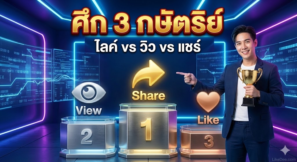 สรุปชัดๆ ปี 2026! ยอดไลค์ ยอดวิว ยอดแชร์ อันไหนคือ "ลูกรัก" ที่ AI ให้ค่ามากที่สุด?