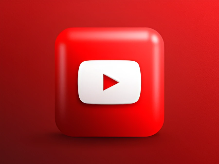 Eye-catching YouTube subscribe icon against a bold red backdrop, designed to attract subscribers to the channel.