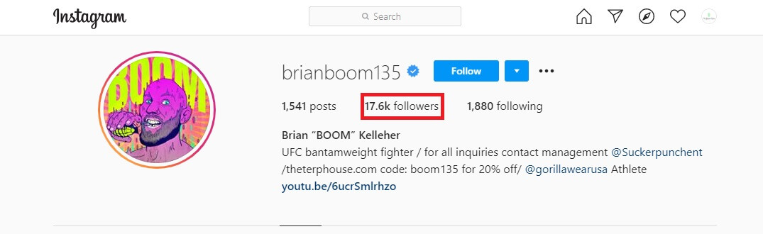 MMA Brian Kelleher Instagram