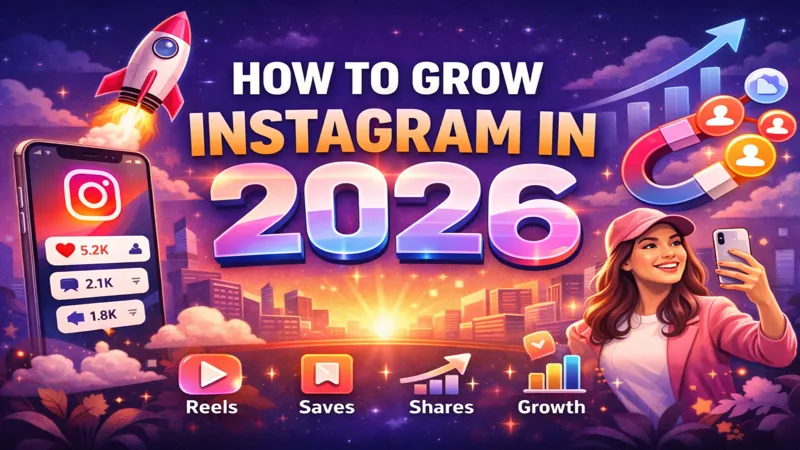 How to Grow Instagram in 2026 (Proven Strategy That Works) 🚀