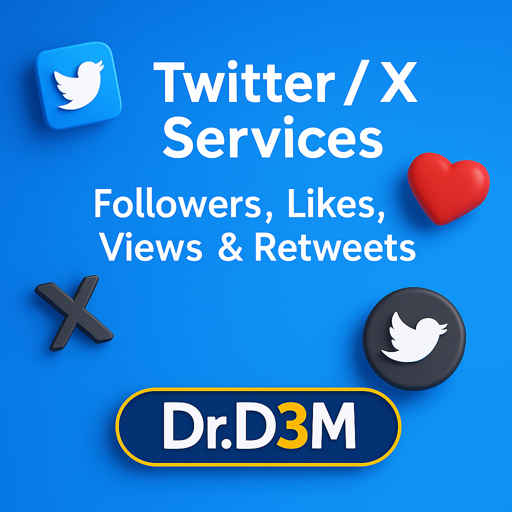 Twitter (X) services by DrD3M