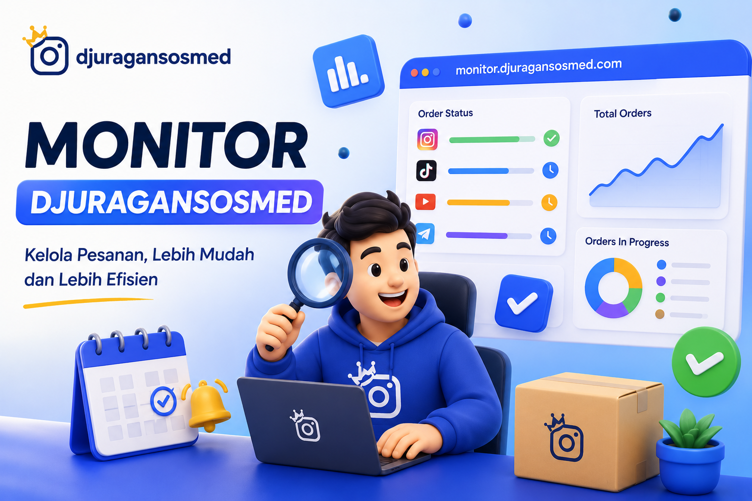 Monitor Djuragansosmed Hadir untuk Membantu Pengguna Mengelola Pesanan dengan Lebih Mudah