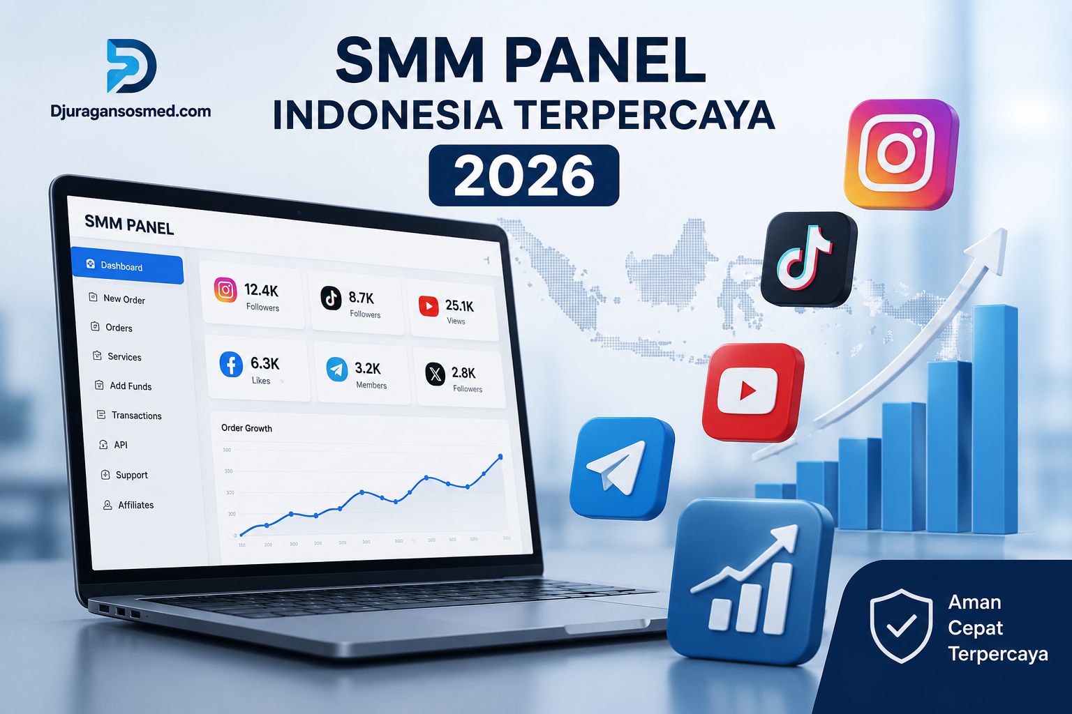 SMM Panel Indonesia Terpercaya 2026: Fitur, Harga, dan Alasan Banyak Bisnis Memilih Djuragansosmed.com