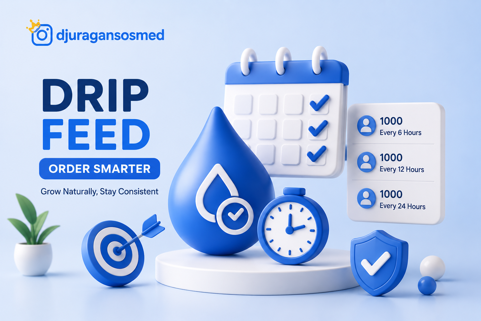 Cara Order dengan Sistem Drip Feed di Djuragansosmed: Strategi Pertumbuhan yang Terlihat Lebih Natural