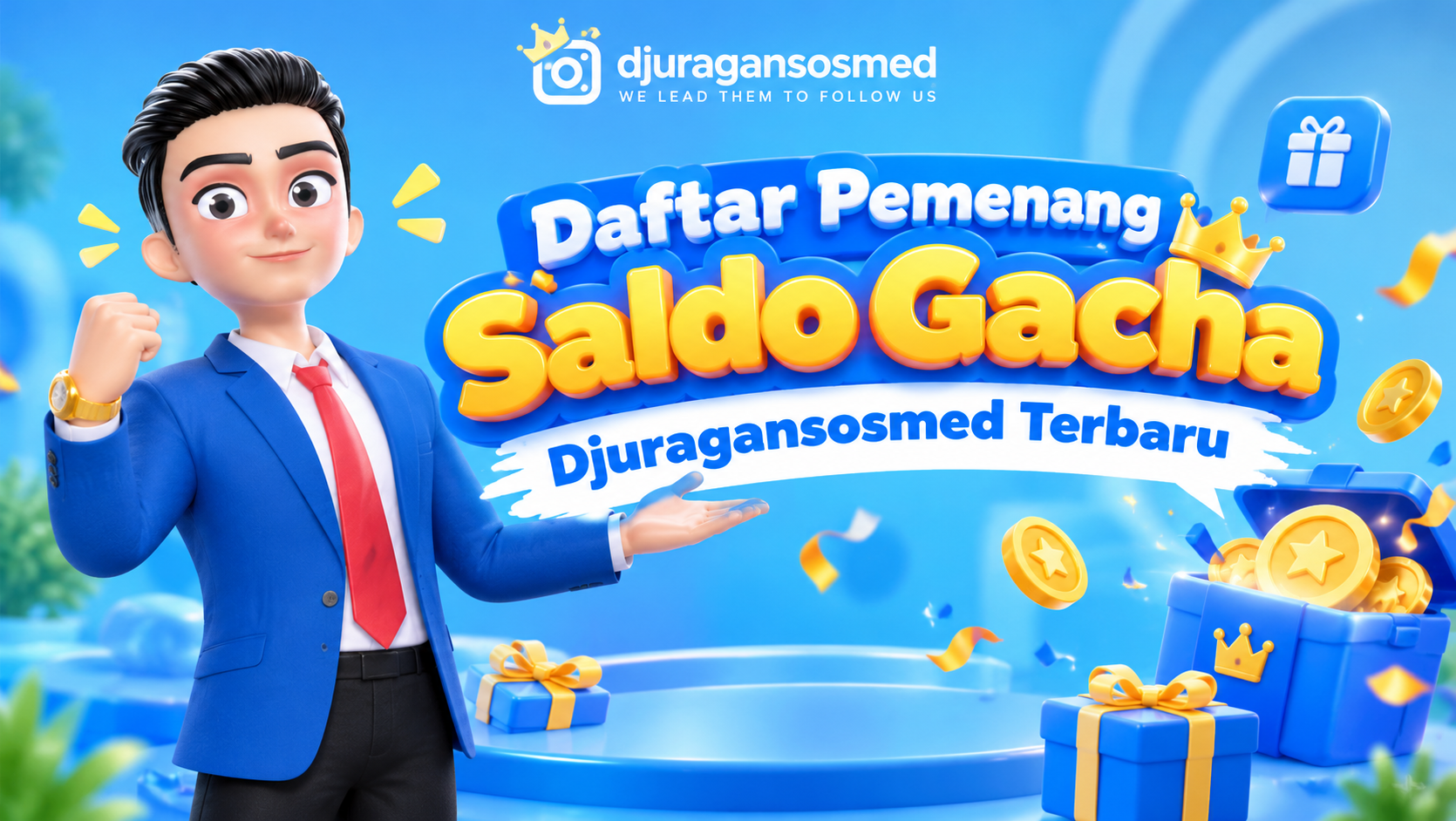 Daftar Pemenang Saldo Gacha Djuragansosmed Terbaru