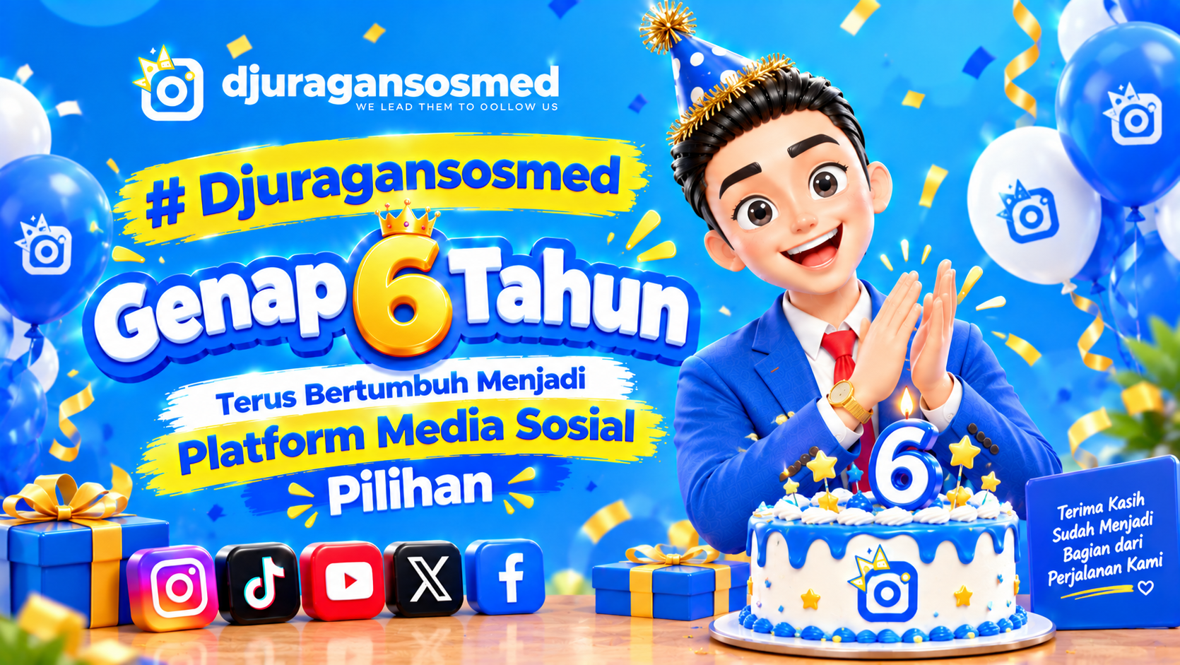 Djuragansosmed Turns 6, Continuing to Grow as a Social Media Platform