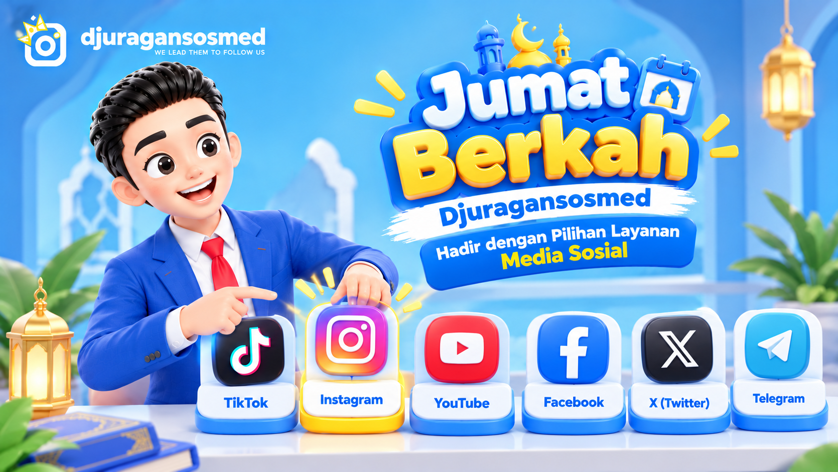 Jumat Berkah Djuragansosmed Hadir dengan Pilihan Layanan Media Sosial