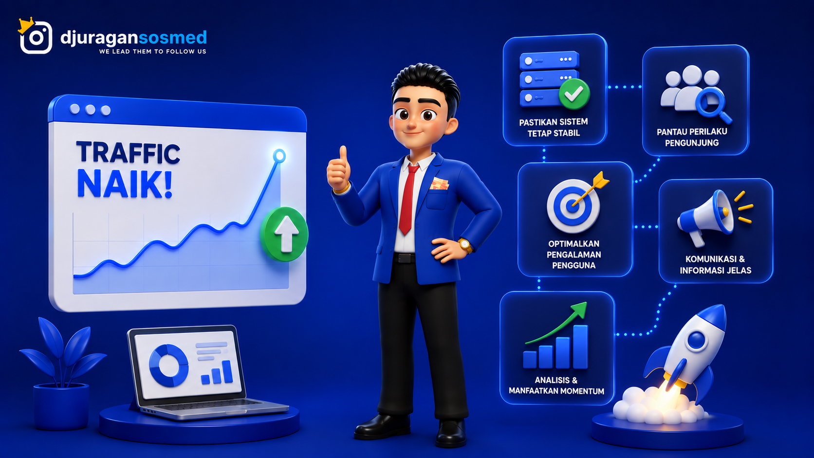 What Should Businesses Do When Website Traffic Suddenly Increases?