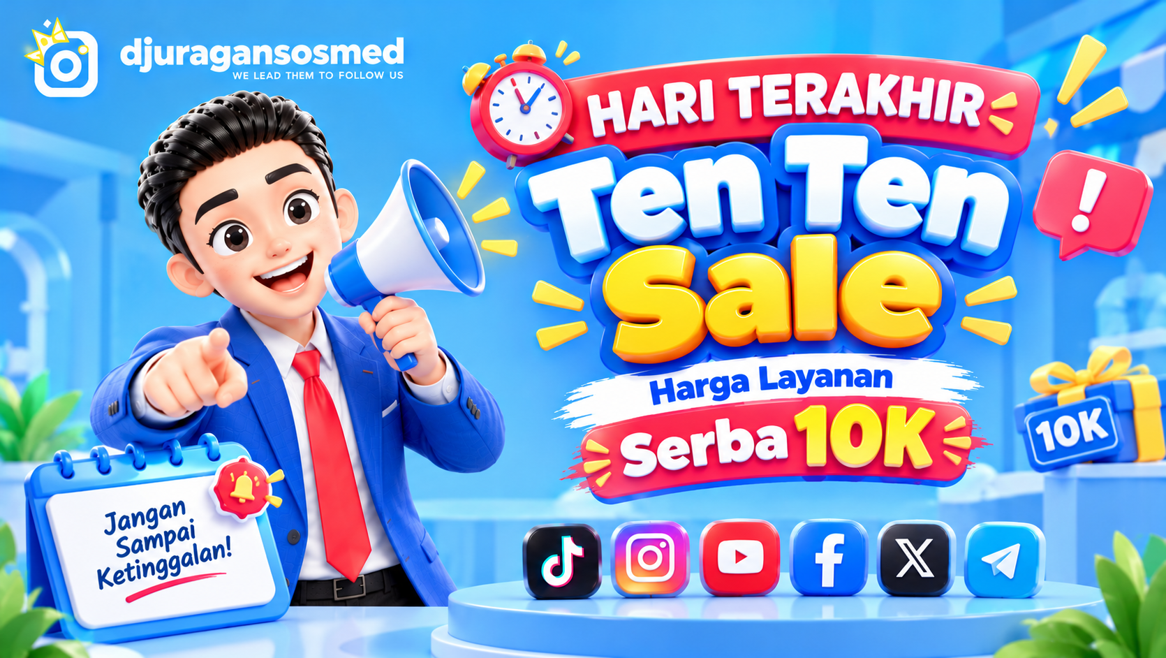 Ten Ten Sale Final Day: Services for Just 10K