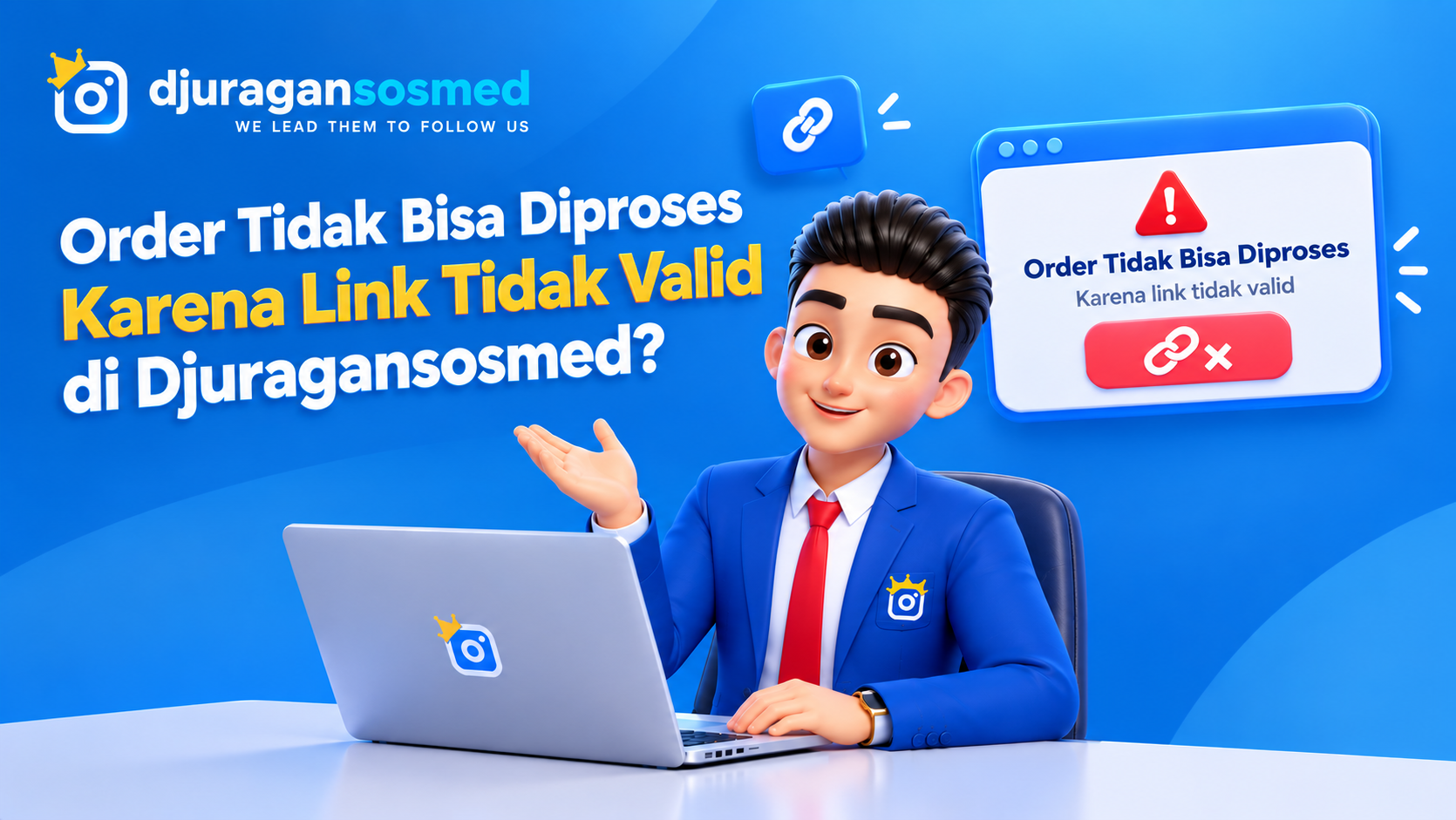 Djuragansosmed पर ऑर्डर करते समय लिंक Invalid है? ऐसे करें चेक