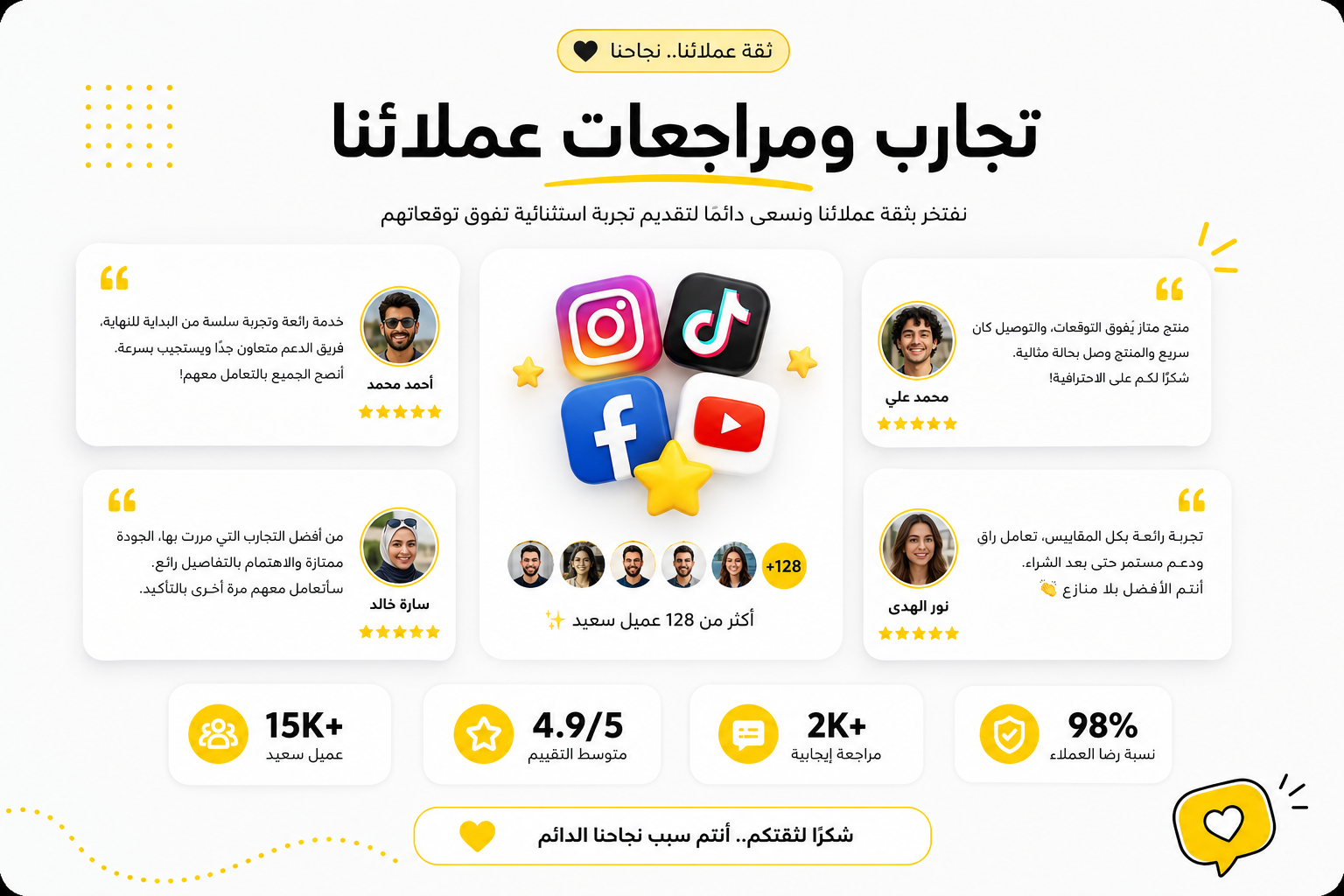 تجارب عملاء IGCPANEL مع خدمات SMM وزيادة المتابعين والتفاعل