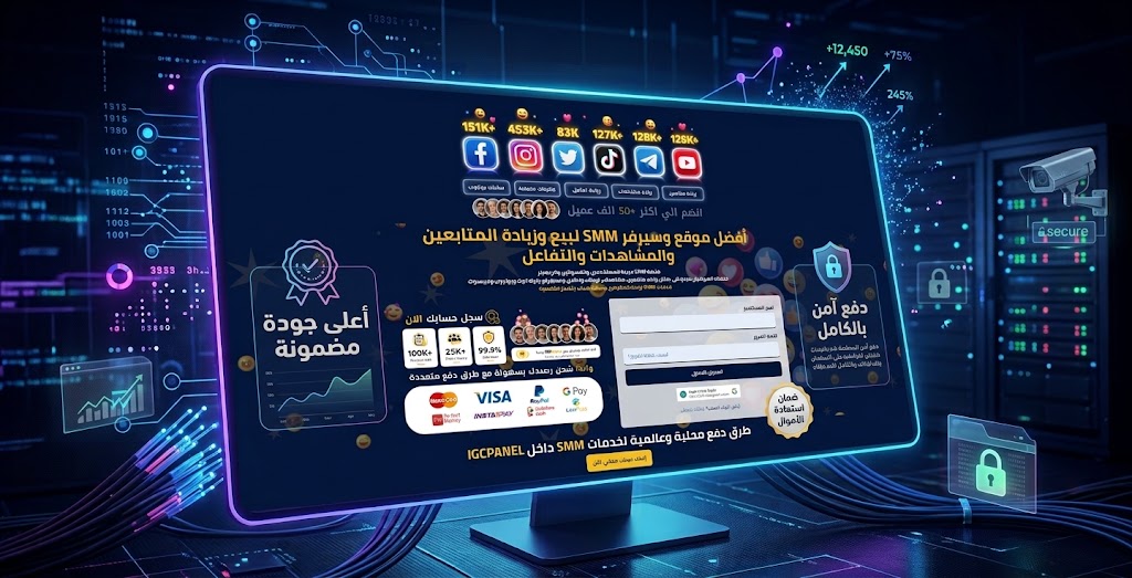سيرفر IGCPANEL لخدمات السوشيال ميديا وتزويد المتابعين في مصر والخليج