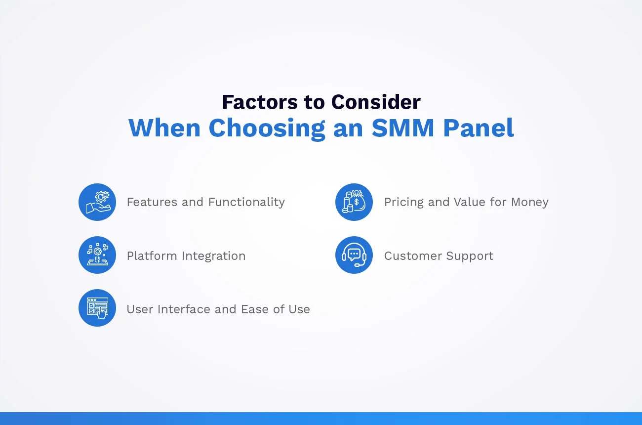 Factors to Consider When Choosing an SMM Panel