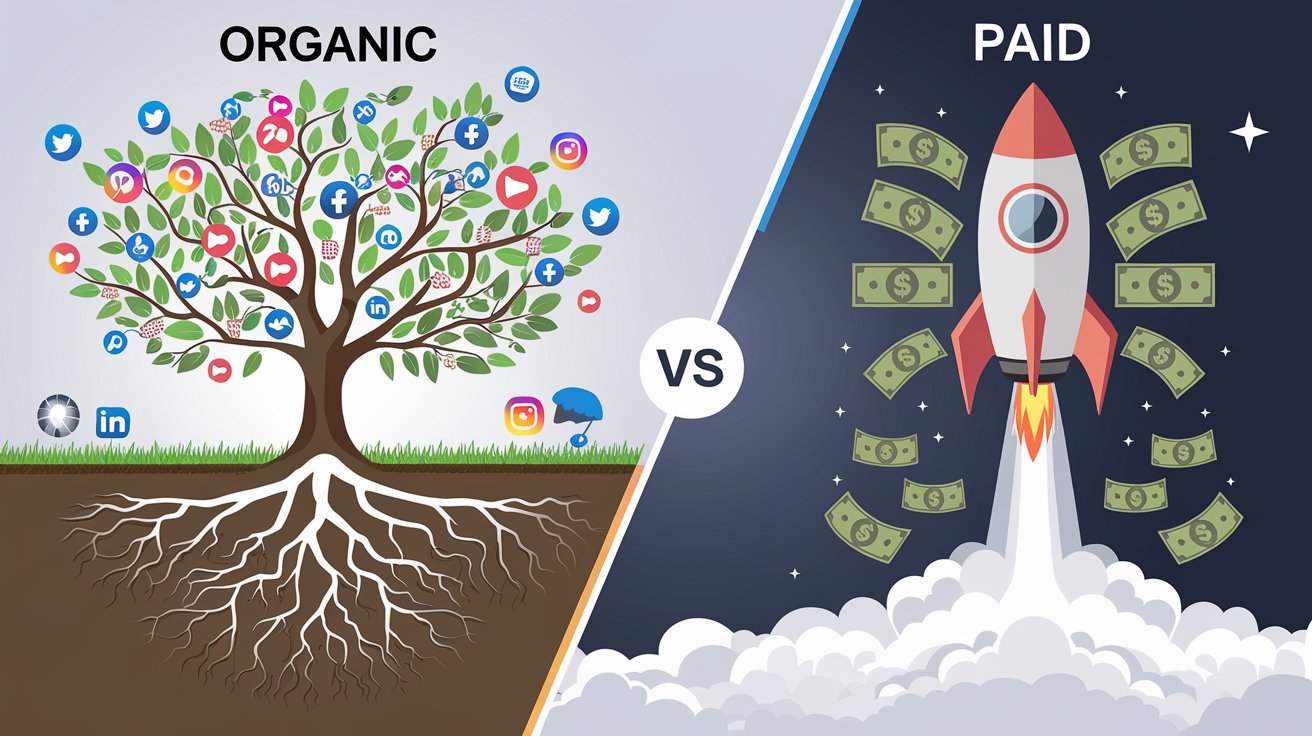 Organic Vs Paid Social Media Marketing