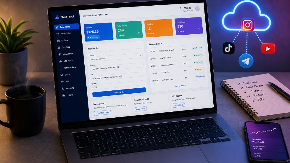 What Is an SMM Panel Dashboard?