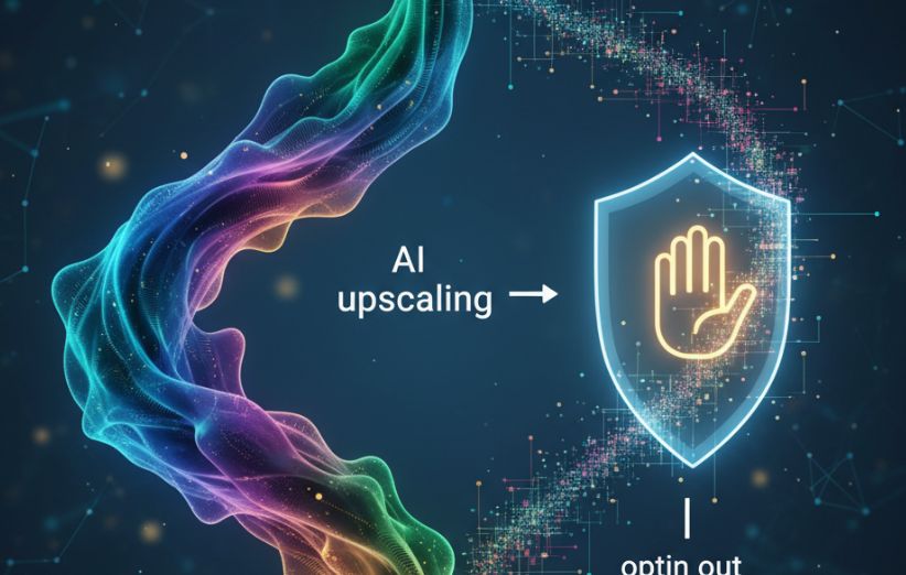 does vimeo let you opt out of ai upscaling?