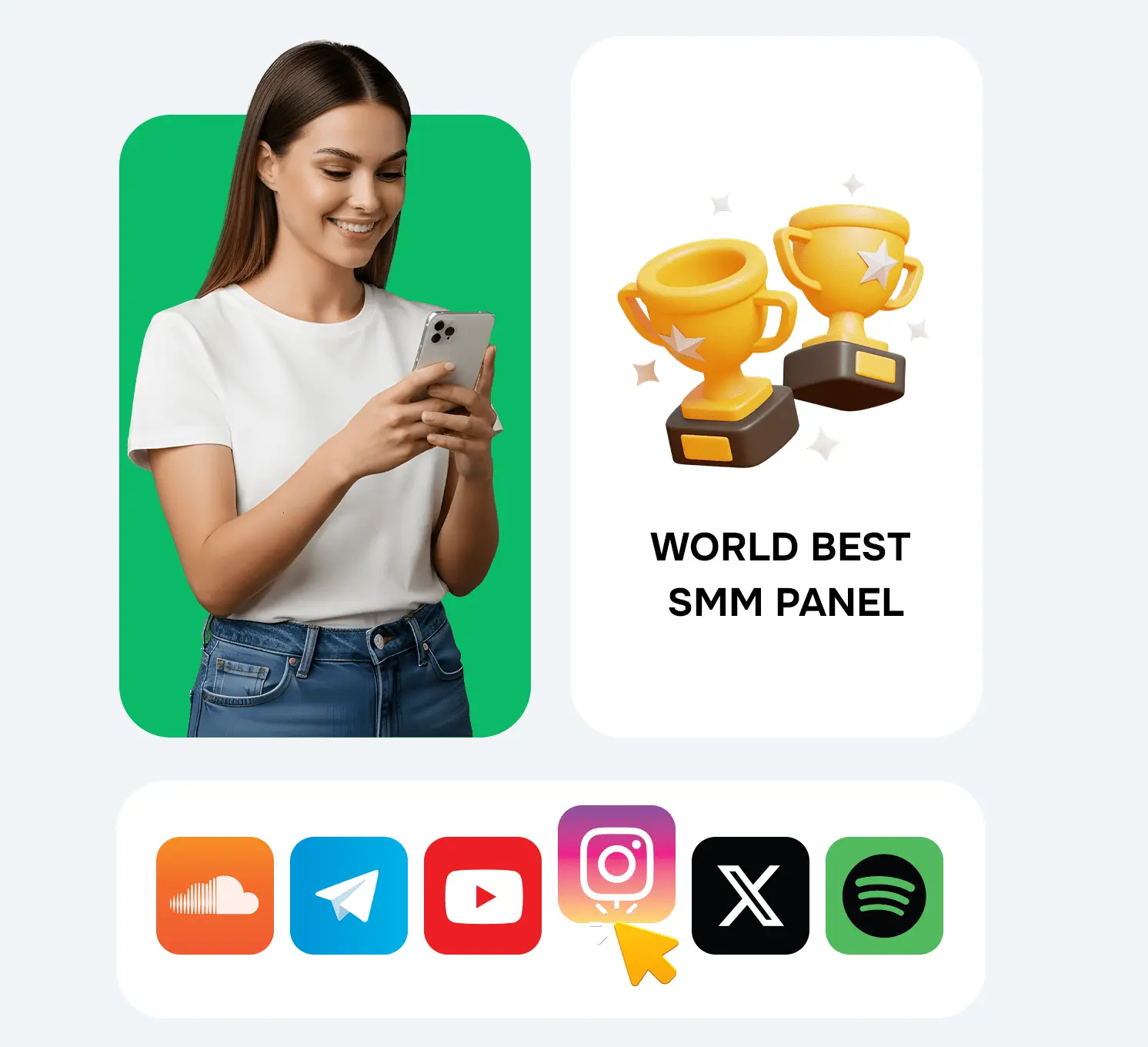 SMM Panel, We Provide Services to All Social Media Platforms with the World's Cheapest and Highest Quality SMM Reseller Panel!