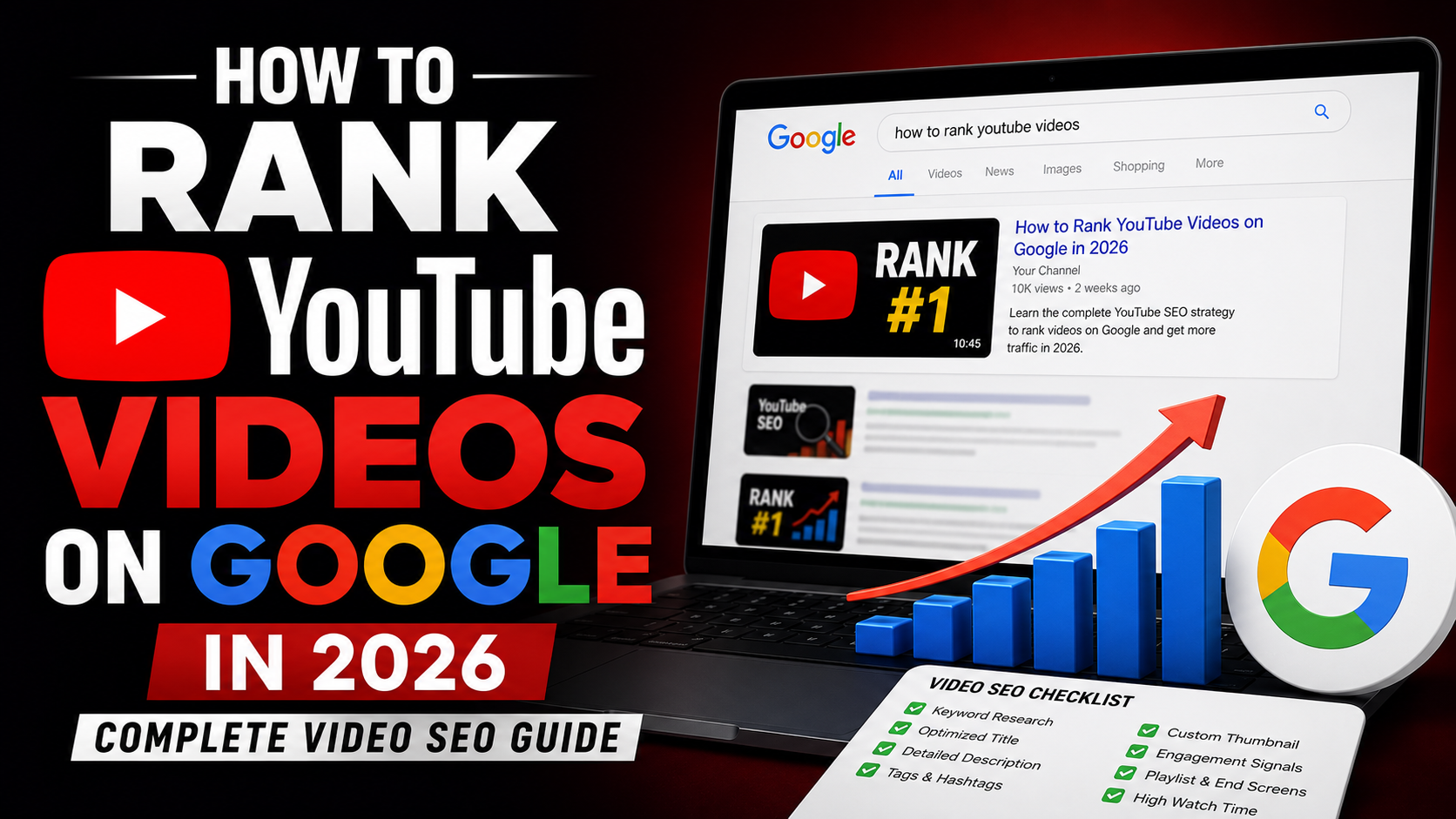 How to Rank YouTube Videos on Google in 2026 (Complete Video SEO Guide) - NLO SMM Blog