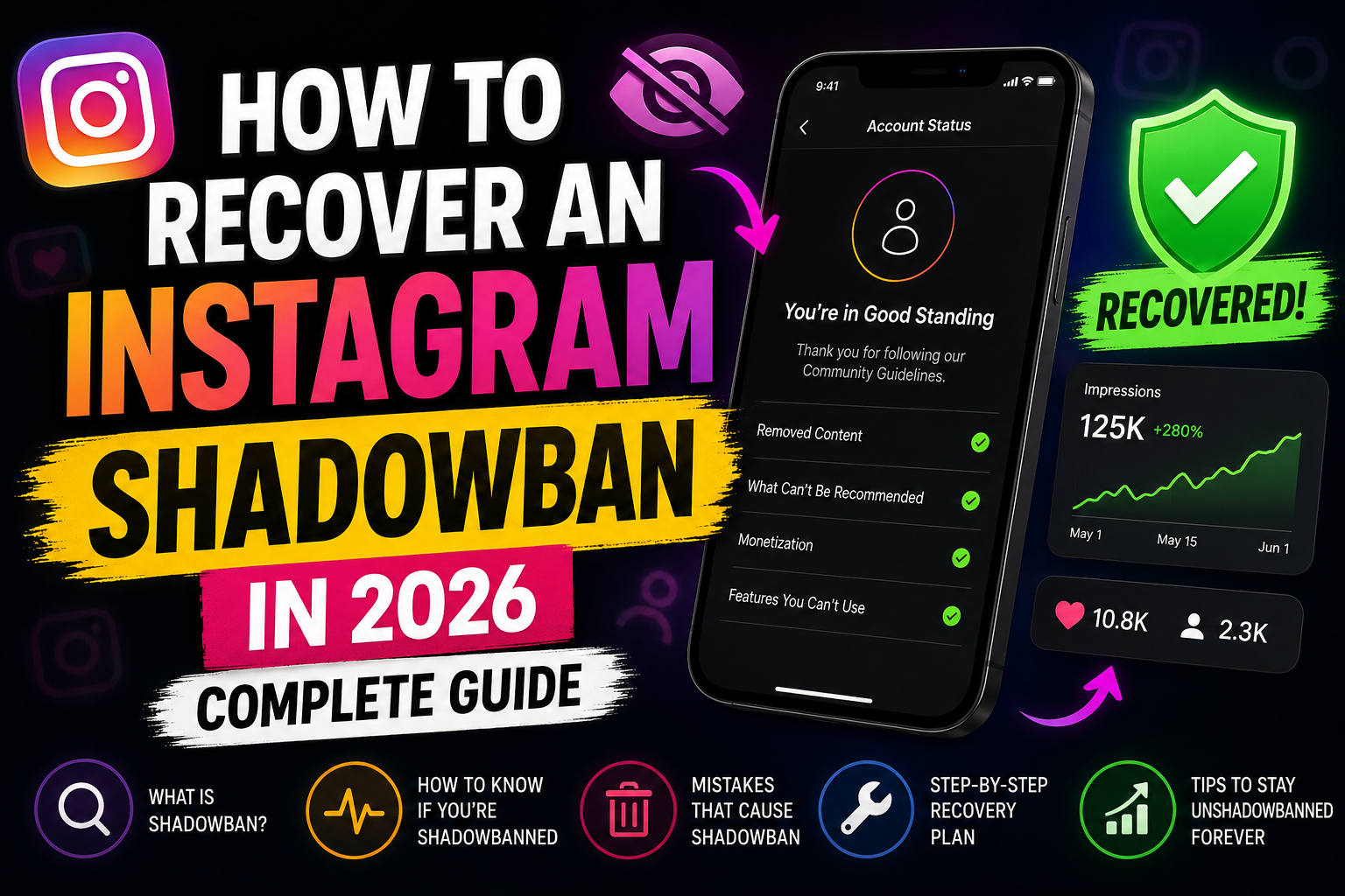 How to Recover an Instagram Shadowban in 2026 (Complete Guide) - NLO SMM Blog