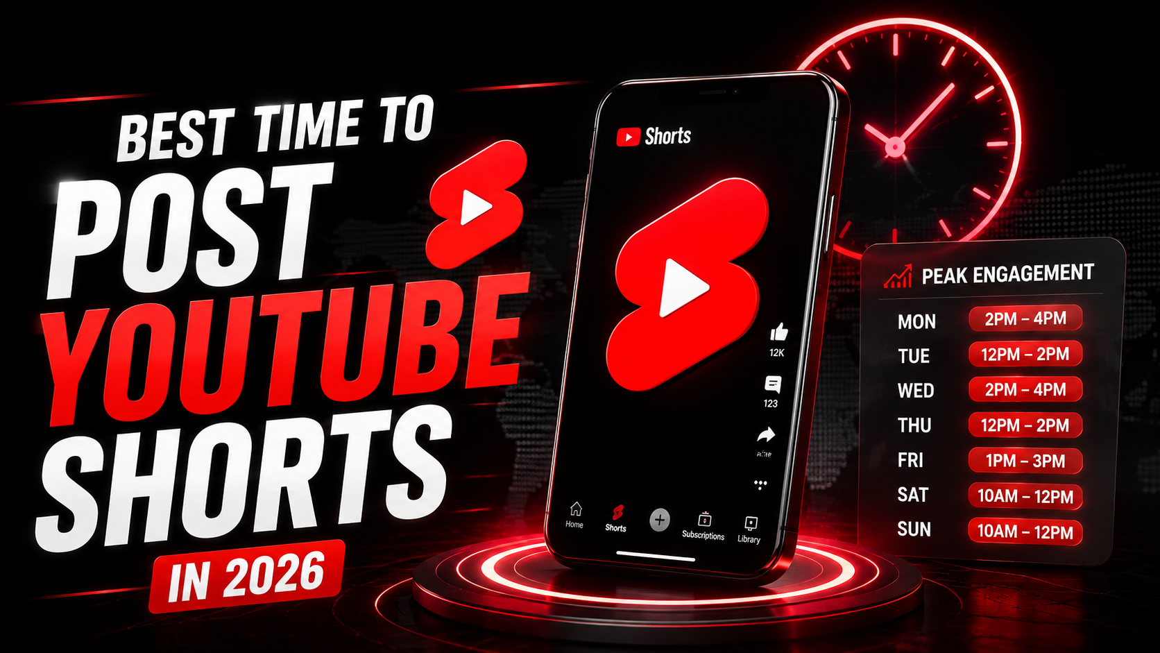Best Time to Post YouTube Shorts in 2026 (Day-by-Day Data-Backed Guide)