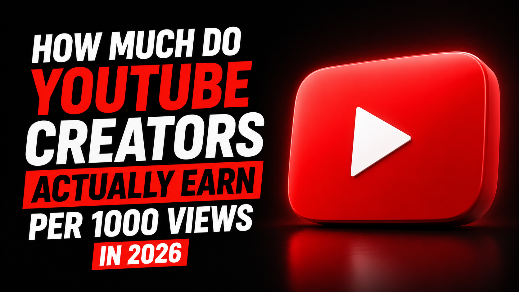 How Much Do YouTube Creators Actually Earn Per 1000 Views in 2026 - NLO SMM Blog