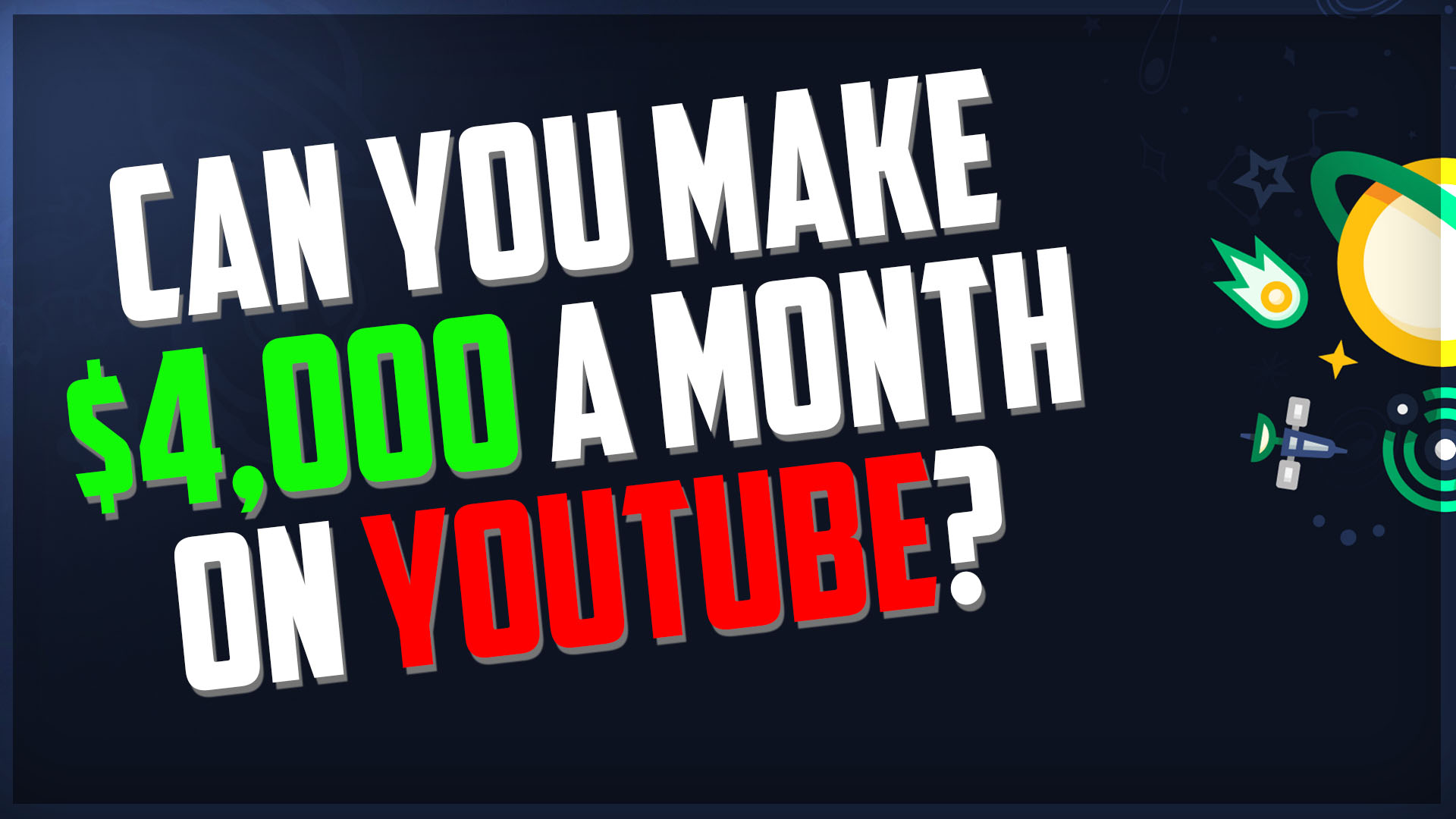 Can You Make $4,000 A Month On YouTube?