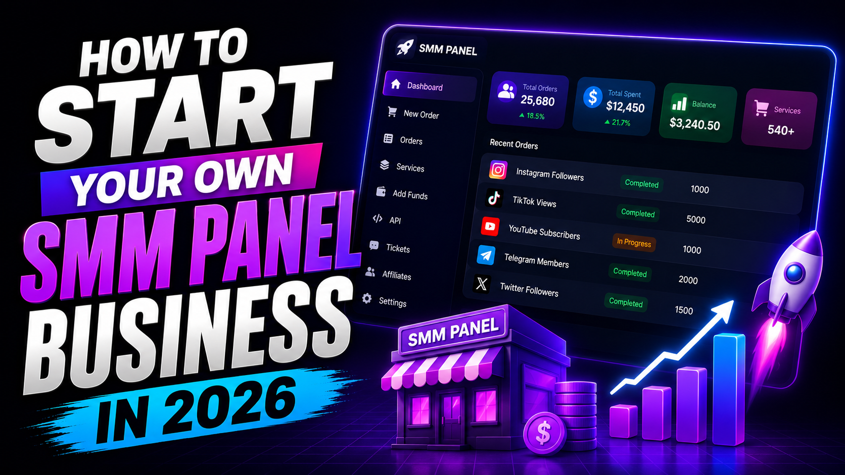 How to Start Your Own SMM Panel Business in 2026 (Complete Reseller Guide)