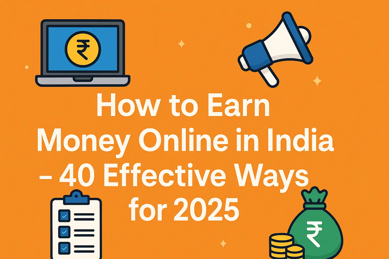 How to Earn Money Online in India – 40 Effective Ways for 2025 Earn Money Online in India