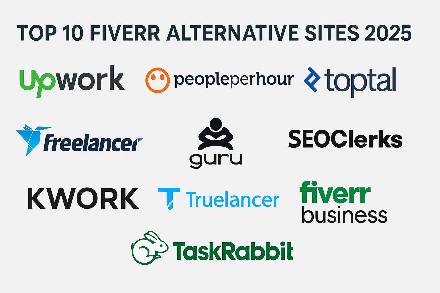 Top 10 Fiverr Alternative Sites in 2025 Top 10 Fiverr Alternative Sites in 2025