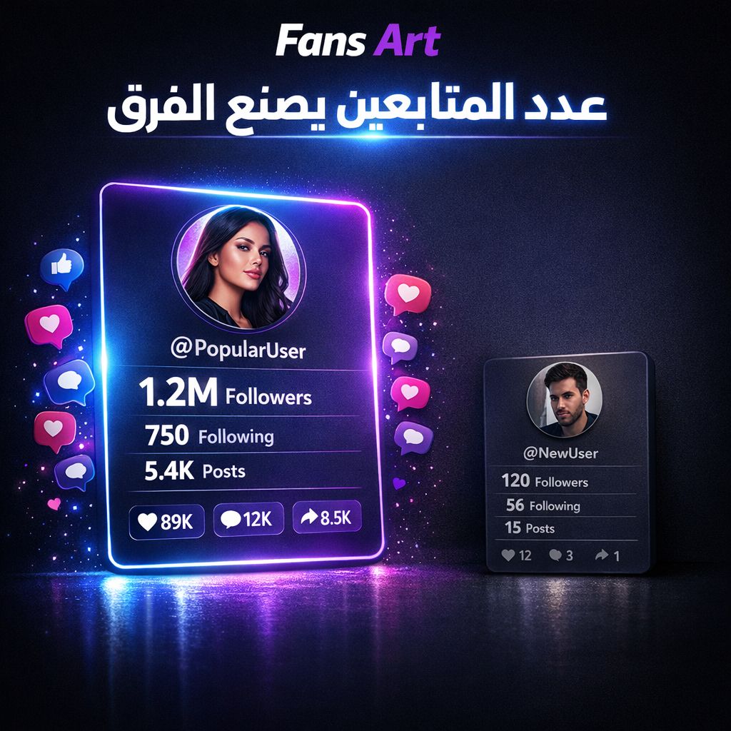 فانز ارت: لماذا عدد المتابعين هو مفتاح نجاحك على السوشيال ميديا؟