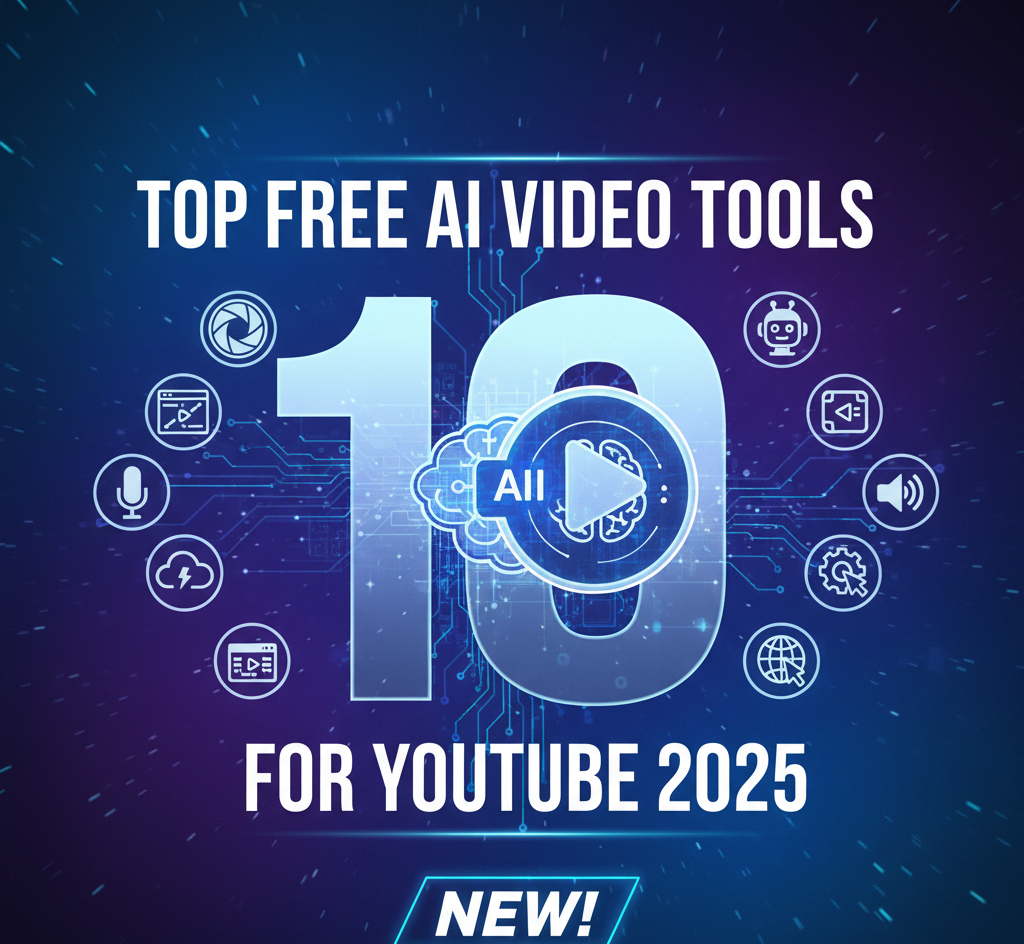Top 10 Free AI Video Tools for YouTube 2025