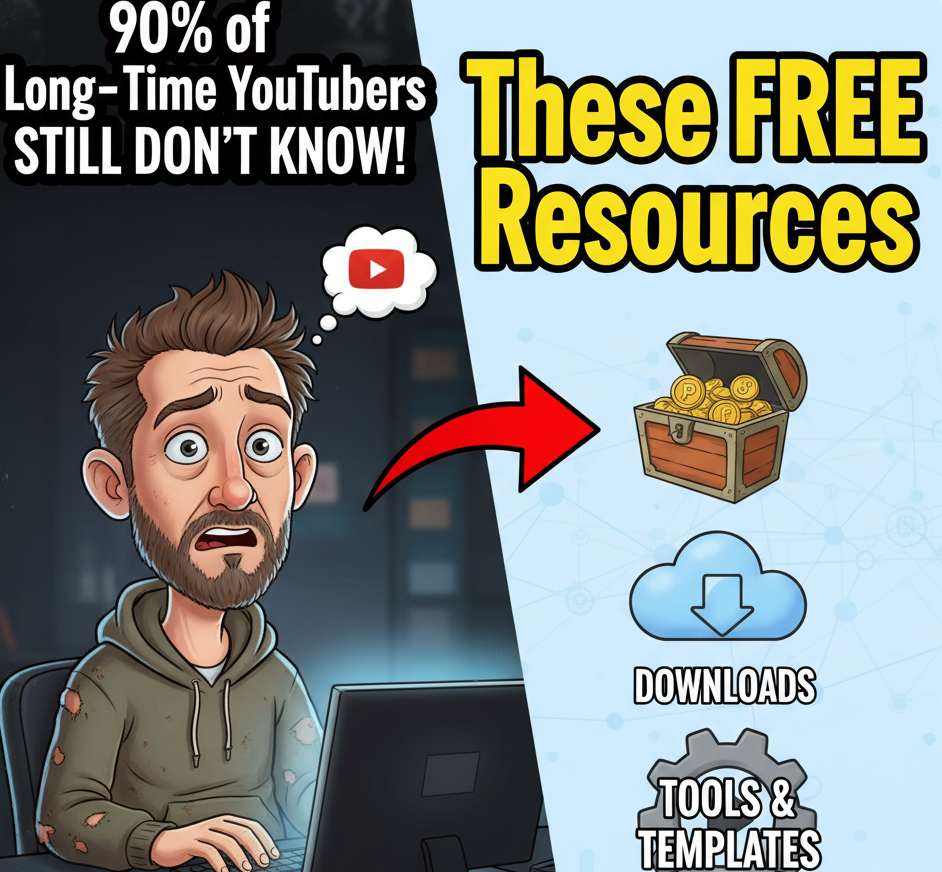 💡 90% of long-time YouTubers still don’t know about these FREE Resources