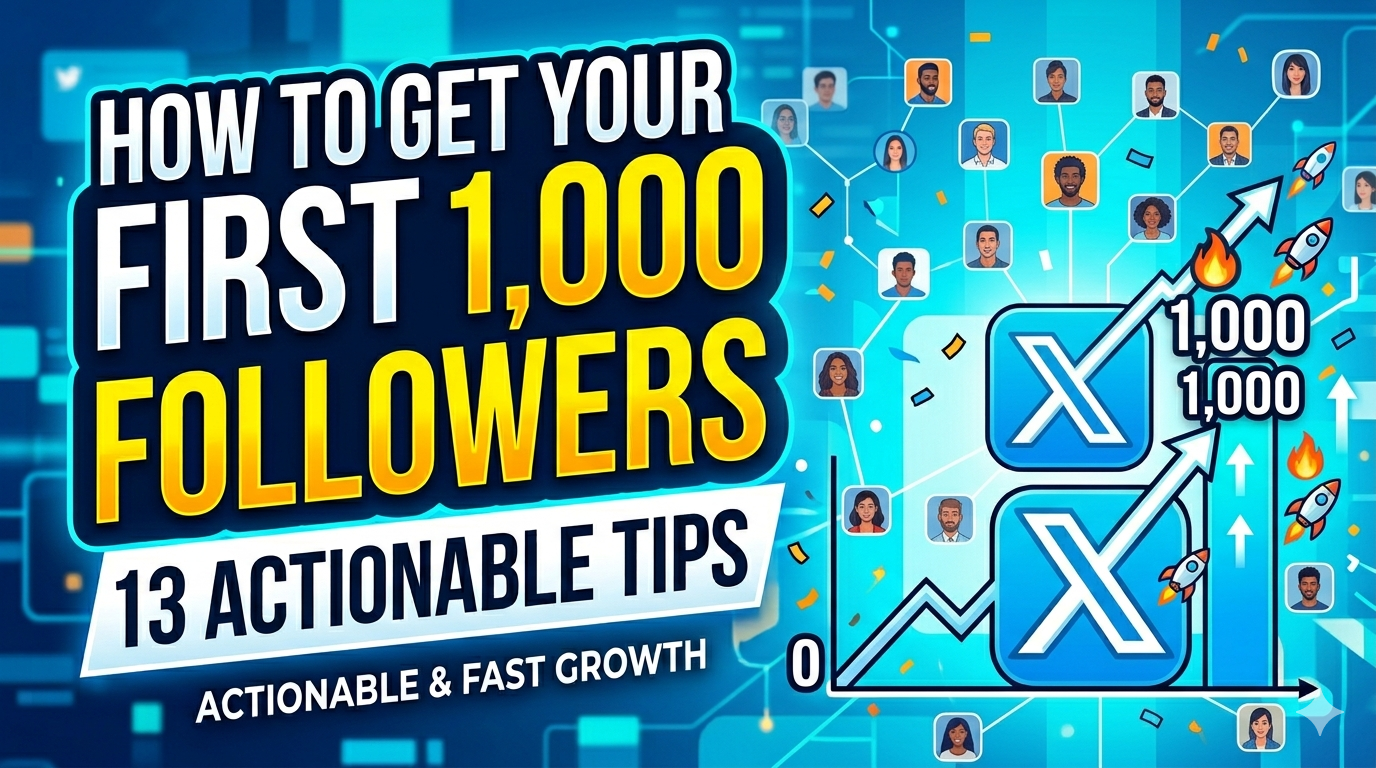 Tips for Getting Your First 1000 Followers on Twitter