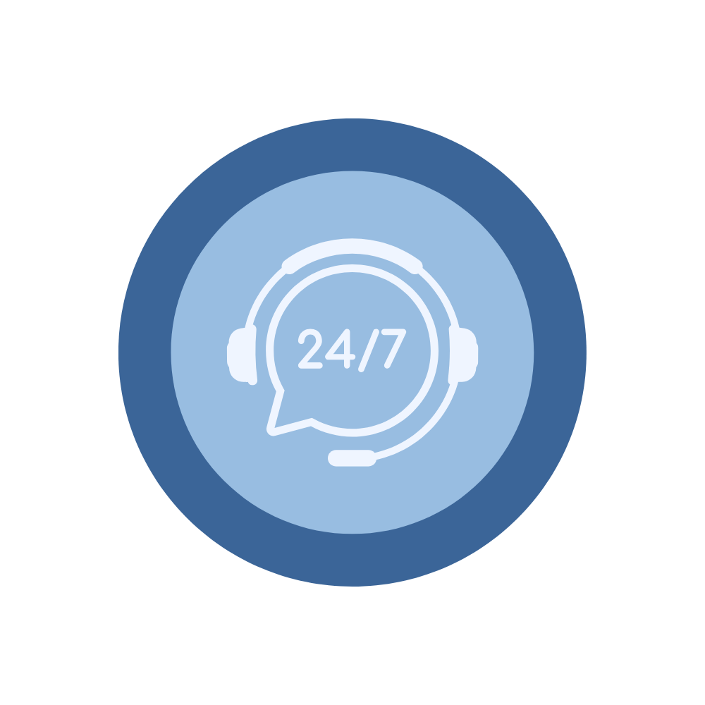 Chat bubble icon representing 24/7 SMM panel customer support