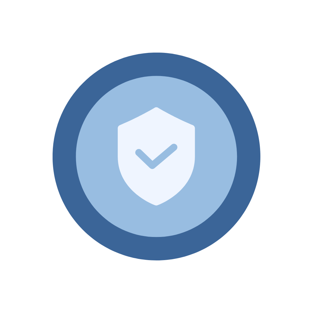 Checkmark shield icon symbolizing real-time SMM panel data updates