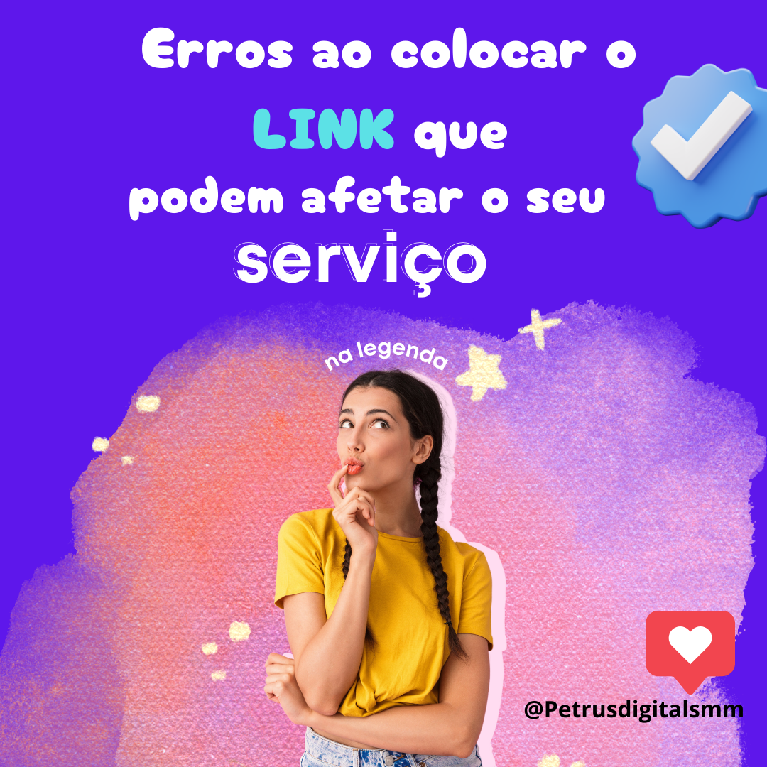 Erros comuns ao utilizar o link para Pedido