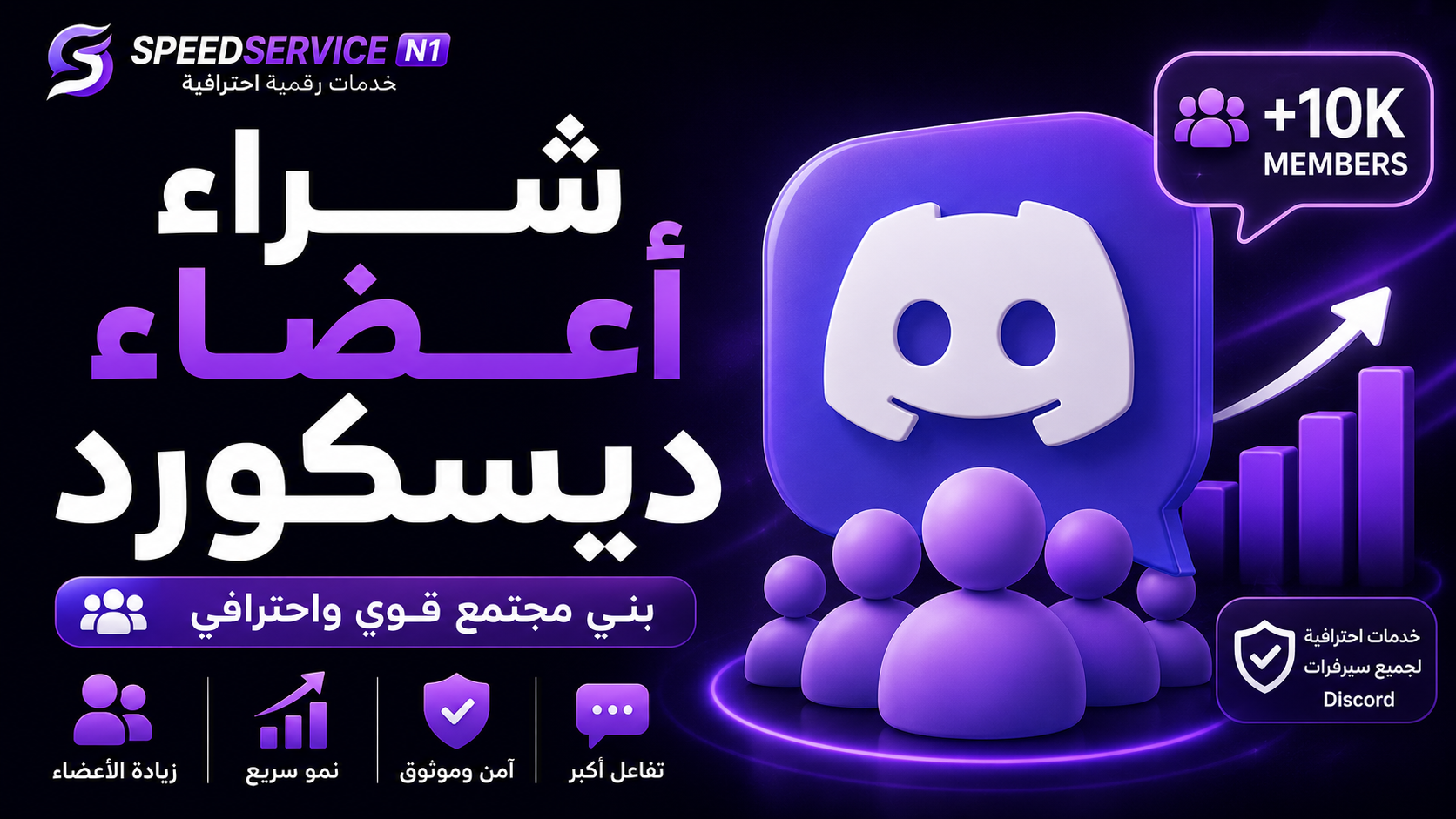 شراء أعضاء ديسكورد | الدليل الشامل لزيادة أعضاء Discord وبناء مجتمع احترافي