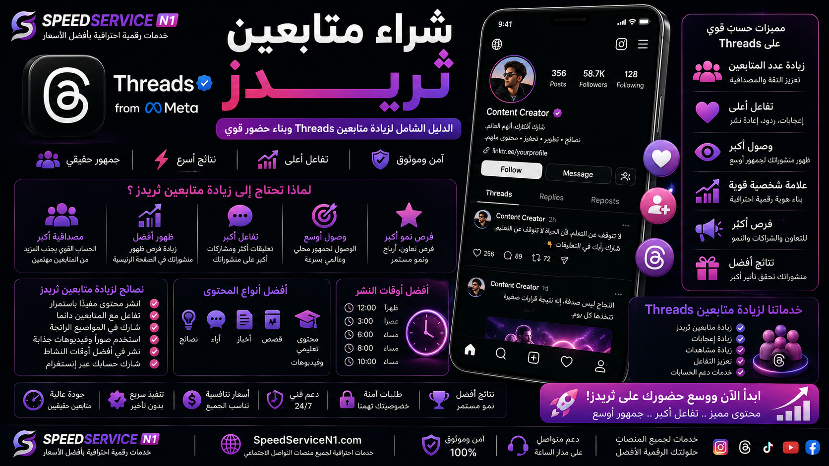 شراء متابعين ثريدز | الدليل الشامل لزيادة متابعين Threads وبناء حضور قوي