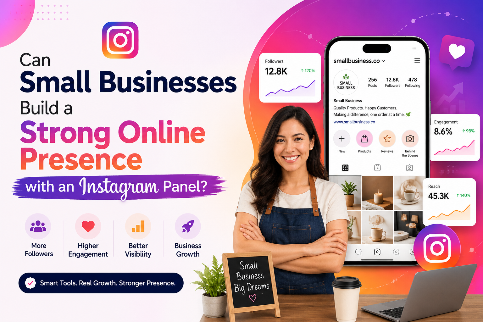 Can Small Businesses Build a Strong Online Presence with an Instagram Panel? 