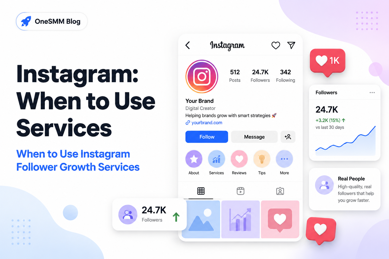 When to Use Instagram Follower Growth Services (Real Decision Guide)