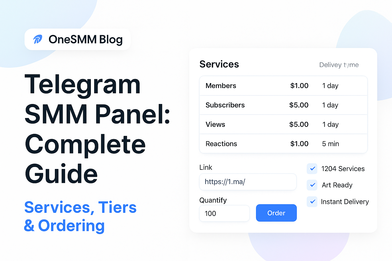 Telegram SMM Panel: Complete Guide to Services, Tiers, and Ordering