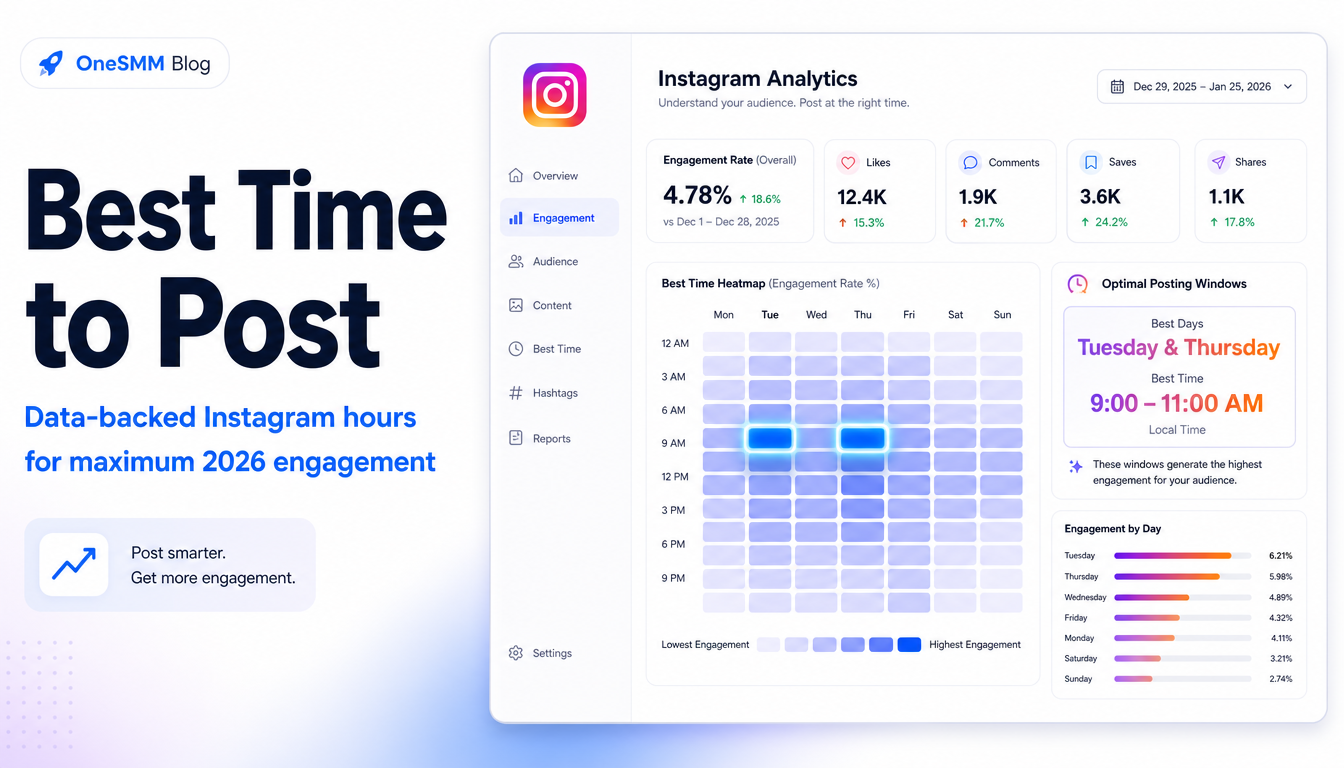 Best Time to Post on Instagram in 2026: Data-Backed Guide