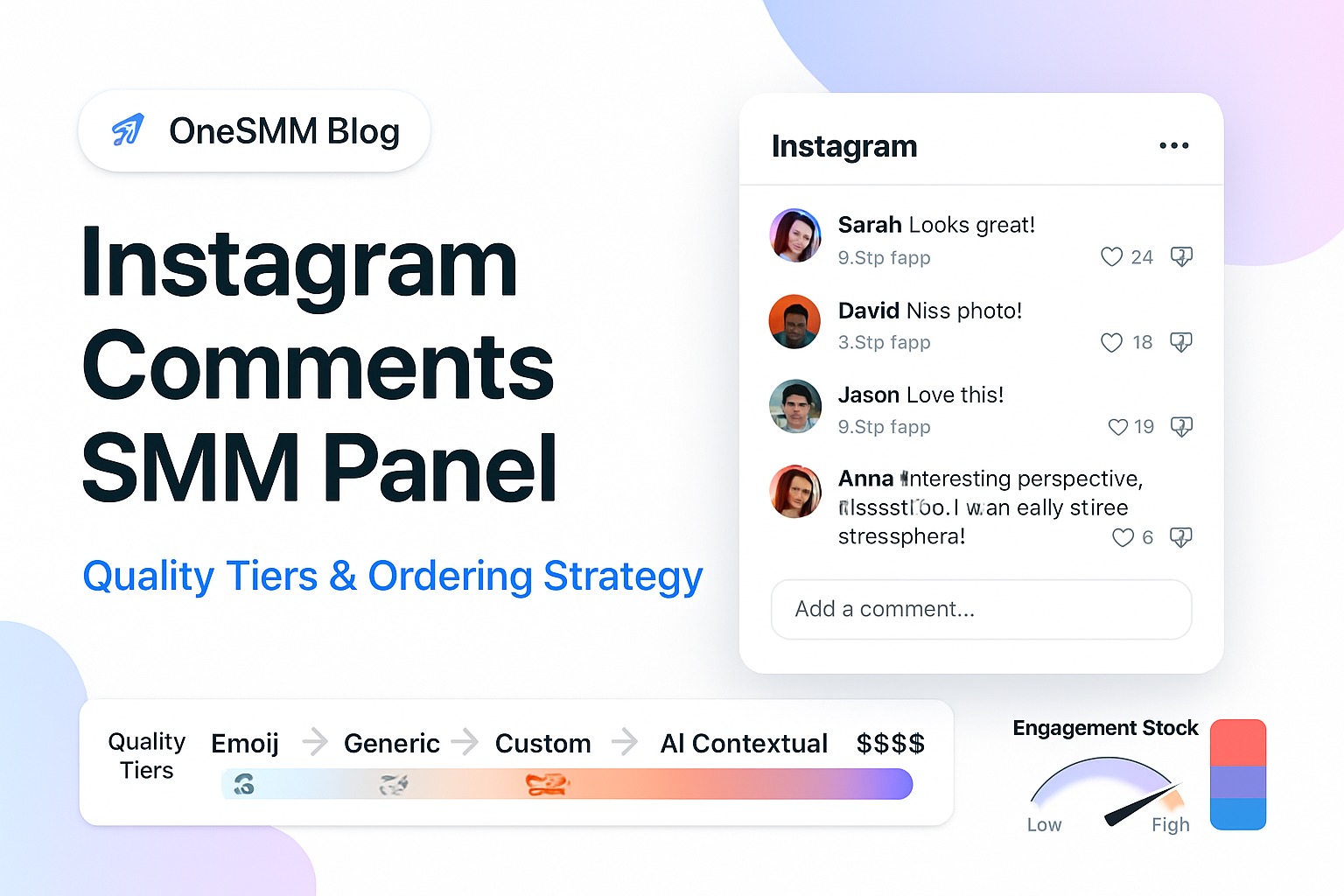 Instagram Comments SMM Panel: How Panel Comments Work, Quality Tiers, and What Actually Helps Engagement