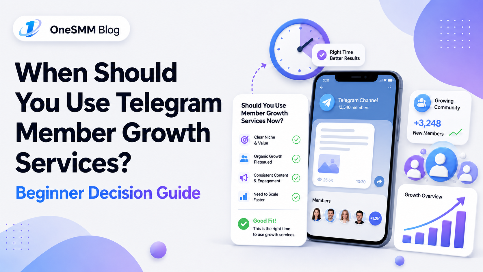 When Should You Use Telegram Member Growth Services? (Beginner Decision Guide)
